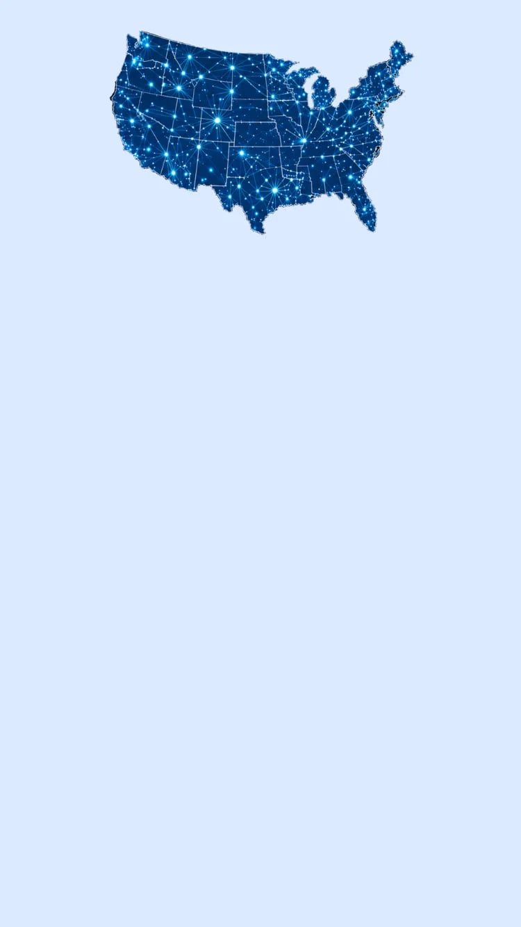 GLG Logistics US Network Map